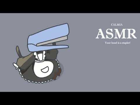 ୨୧✿ 5mins ASMR ✿୨୧ Your head is a STAPLER!｜no talking｜