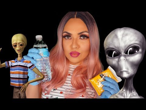 ASMR  👽 Friend Prepares a  Care Package for AREA 51 RAID 👽