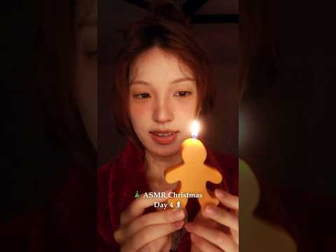 Cozy Gingerbread Sleep Care 🕯 #asmr #asmrskincare #asmrchristmas