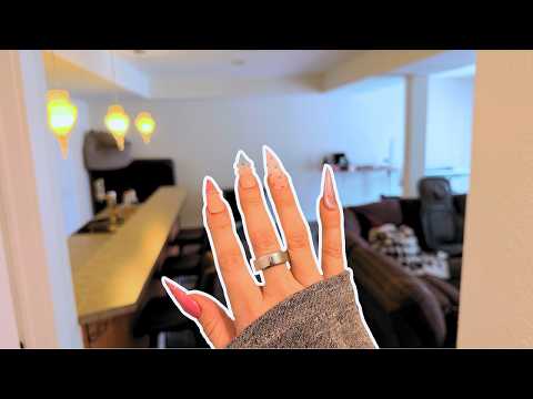 basement tour asmr w/ tapping, tracing, and more