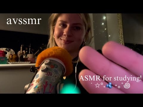 ASMR|| SOUNDS FOR STUDYING! (typing, gum chewing, tapping, inaudible whispering, and more!)