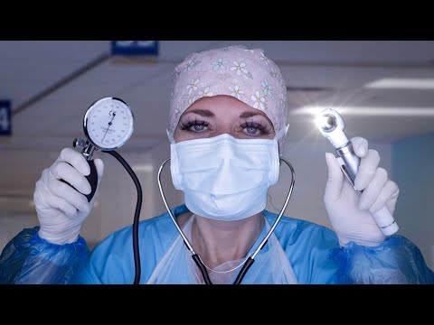 ASMR Medical Exam for Infection - Latex Gloves, Otoscope, Skin Sampling, Writing, Intense Crinkles