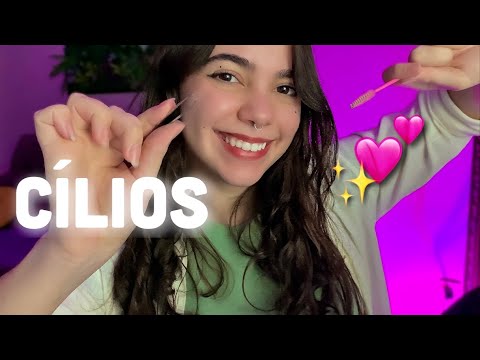 ✨ASMR ROLEPLAY | Fazendo sua extensão de cílios✨