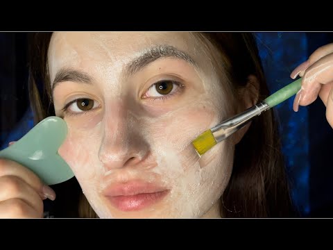 Asmr skin care in 1 minute