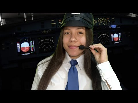 ASMR ROLEPLAY PILOTO DE AVIÃO  ✈️