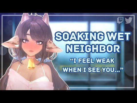 [F4A] Cute Neighbor Gets Stuck In The Rain PART 1 [Confession] [Flirting] [Kissing] ASMR RP