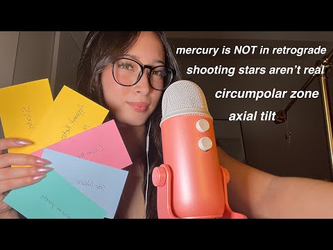 ASMR Teaching You Astronomy 🌏🪐☀️Close-Up Whispers 