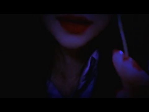 asmr - gum chewing & camera brushing