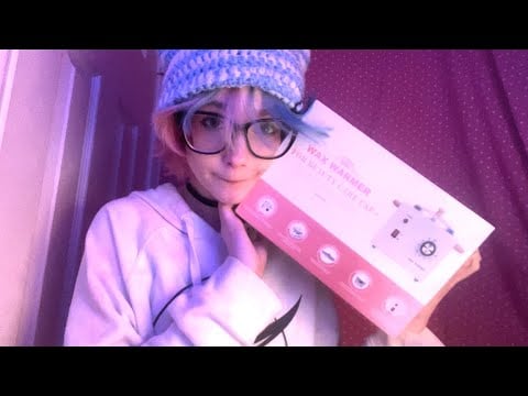 lofi asmr opening a new wax heater hehehehe :3 (soft spoken rambling)