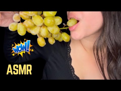 Asmr Eating Sounds Frozen Grapes No Talking