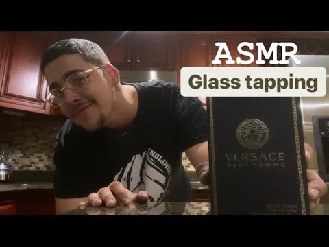 ASMR | Glass tapping & scratching   [ No talking until 3:55 ]