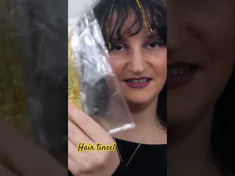 Prepping hair tinsel #asmr #hair #personalattention #softspoken