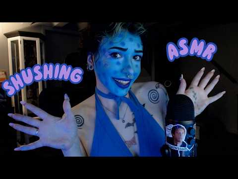 ASMR Soft Spoken Shushing | Rambling, Hand Sounds, Whispering