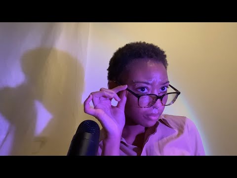 ASMR Rude Receptionist Does Your Makeup (gum chewing)