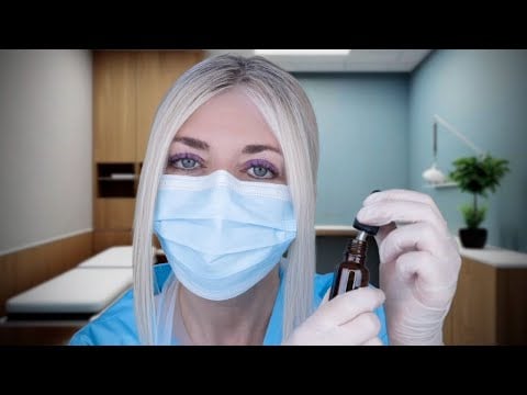 ASMR Ear Exam & Deep Ear Cleaning - Otoscope, Fizzy Drops, Picking, Typing, Latex Gloves