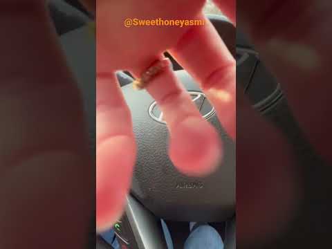 ASMR Tapping on my Steering Wheel :)