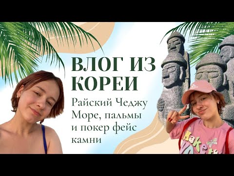 ВЛОГ из Кореи! Пещера с монстрами(нет) на Чеджу, дом с курицами и котом ฅ(•ㅅ•❀)ฅ корейская косметика