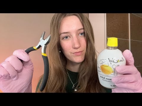 ASMR sketchy face surgery