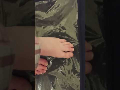 ASMR - Sticky Sounds With My FEET
