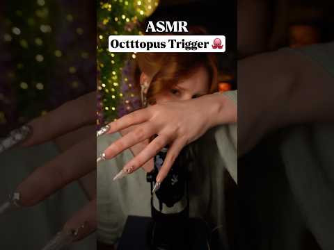 Octopus trigger ASMR 🤭 Credit to @Mummamicasmr  🪼🥰  Mouth sounds Hand Movements Jellyfish trigger