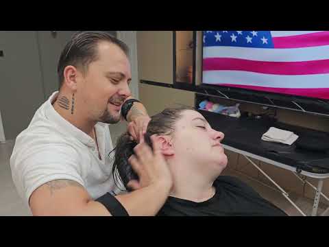 There's Nothing Else Like a Barber Massage | ASMR FEMALE MASSAGE | Head Massage 