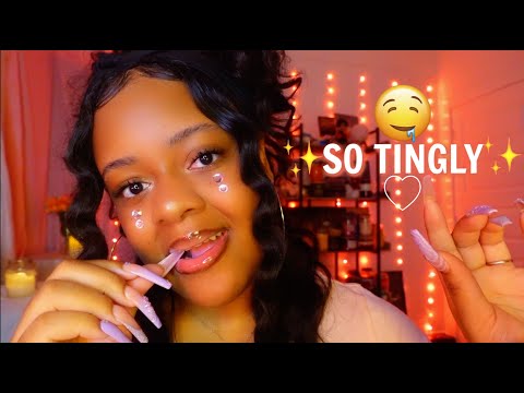 ASMR Braiding Your Hair + Hair Clip Trigger 🌸✨(Tingle Overload 🫶🏽)