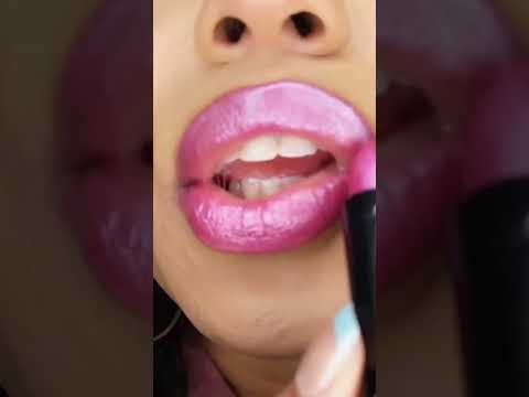 ASMR Lipstick application w/ mouth sounds #asmr #satisfying #asmrvideos #asmrtapping #meditation