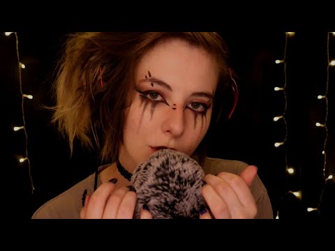 ASMR | cozy fluffy mic scratching & shushing - no talking, blue yeti