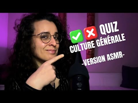 ASMR | TEST DE CULTURE GÉNÉRALE (20 QUESTIONS) 🎓