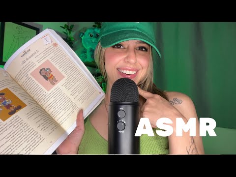 ASMR LENDO HISTORIAS PRA VOCÊ ATÉ VOCÊ DORMIR