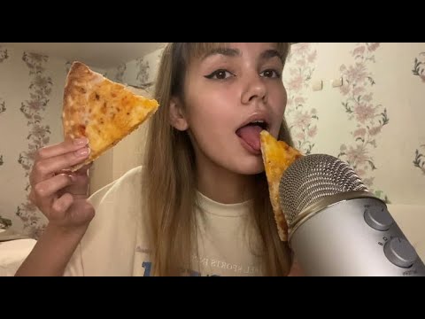 АСМР Итинг ПИЦЦА Мукбанг 🍕 ASMR Pizza Mukbang, close eating sounds