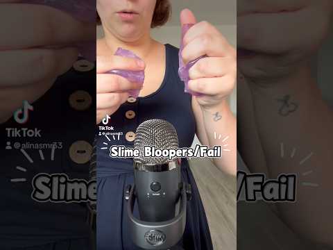 Slime Fail 🫧😶 #triggersforsleep #asmr #tingles #slime #slimeasmr