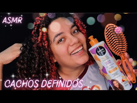 ASMR FINALIZANDO CABELO CACHEADO 💖💖 Vídeo caseirinho 😍