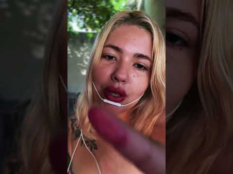 Asmr beijinhos ❤️💋💤 #relax #visualtingle #mouthwhisper #asmrsonsdeboca #asmrkisses