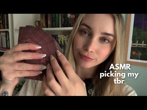 ASMR Reading Prompt Cards Choose my June TBR