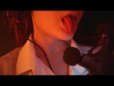 ASMR COMBO: lens licking_microphone nibbling_fizzy caramel