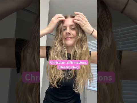 GRWM and Relax Listening to the Beatitudes ✝️💕 #asmr #grwm #affirmations #christian