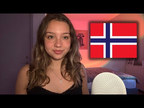 ASMR in Norwegian! 🇳🇴❣️(trigger words and clicky whispers) 