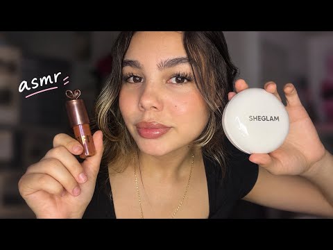 ASMR | CÍLIOS + MAQUIAGEM COMIGO 🤍💤