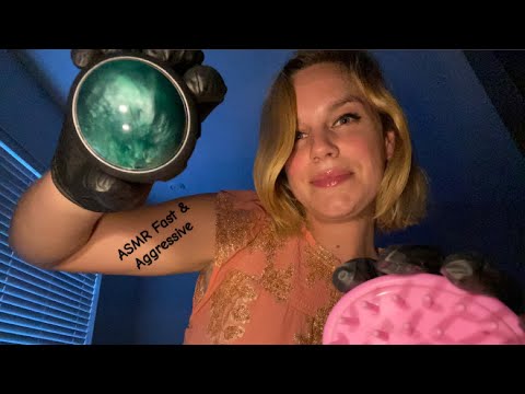 [ASMR] Fast & Aggressive Personal Attention With Gloves (Hand Movements,Face Touching, Massage…)