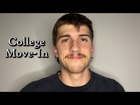 ASMR Life Update College Move-In Ramble