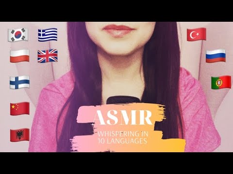 ASMR Whispering 🌸 Spring 🌸 in 10 Languages 🌙
