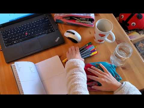 desk, chat, write, cat, bullet journal