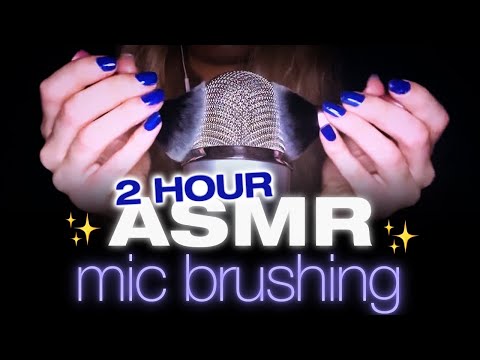 ASMR ✨ Intense Mic Brushing for Study/Sleep ✨ Ocean Sounds 🌊 No Talking 🗣 Guaranteed Tingles! ⚡️