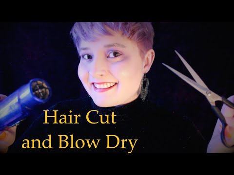 Hair Cut and Blow Dry [ASMR] RP