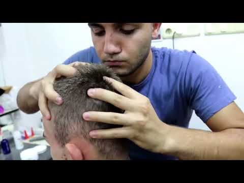 ASMR PROFESYONEL BARBER  Relax HEAD FACE Chest MASSAGE THERAPY #ASMR