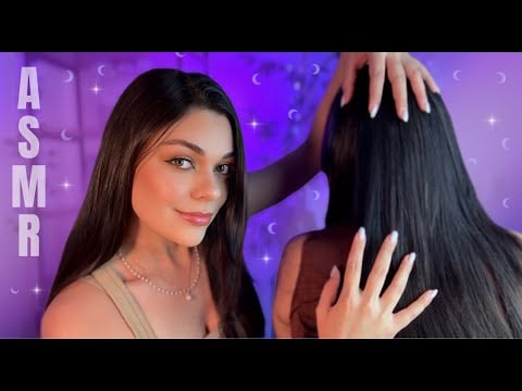 ASMR: Exame de Sensibilidade No Couro Cabeludo De Uma Pessoa Real 💆🏻‍♀️✨