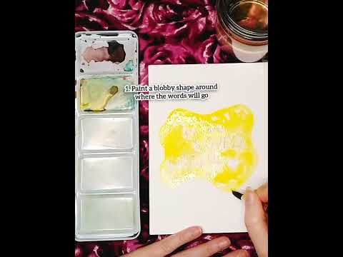 Watercolor Time lapse #asmrlikeasandbox #art #triggersforsleep #relaxing