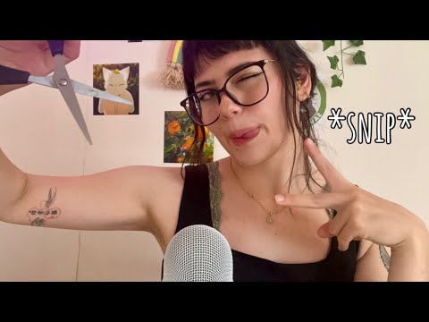 ASMR cutting off your negative energy