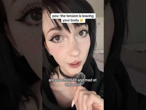 stress be gone 😌🫵🏻 #asmr #asmrshorts